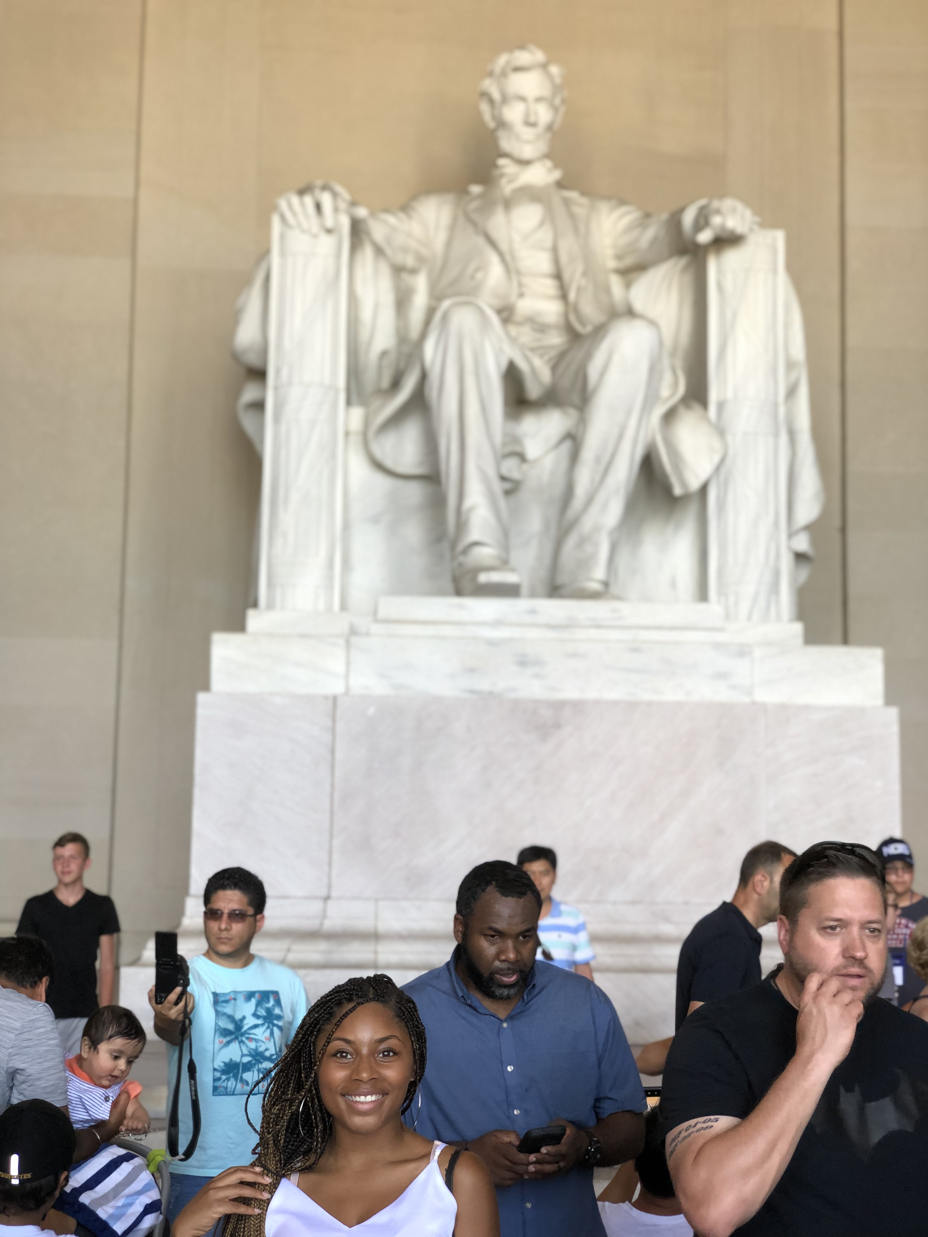 We walked the Washington Mall and saw the Lincoln Memorial. I read Lincoln’s inauguration and Martin Luther King’s “I Have a Dream” speech to myself while there (nerd things).