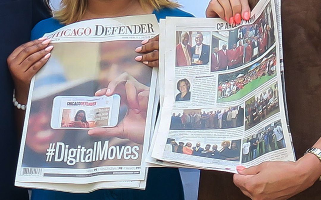 Customers pick up final print edition of the Chicago Defender