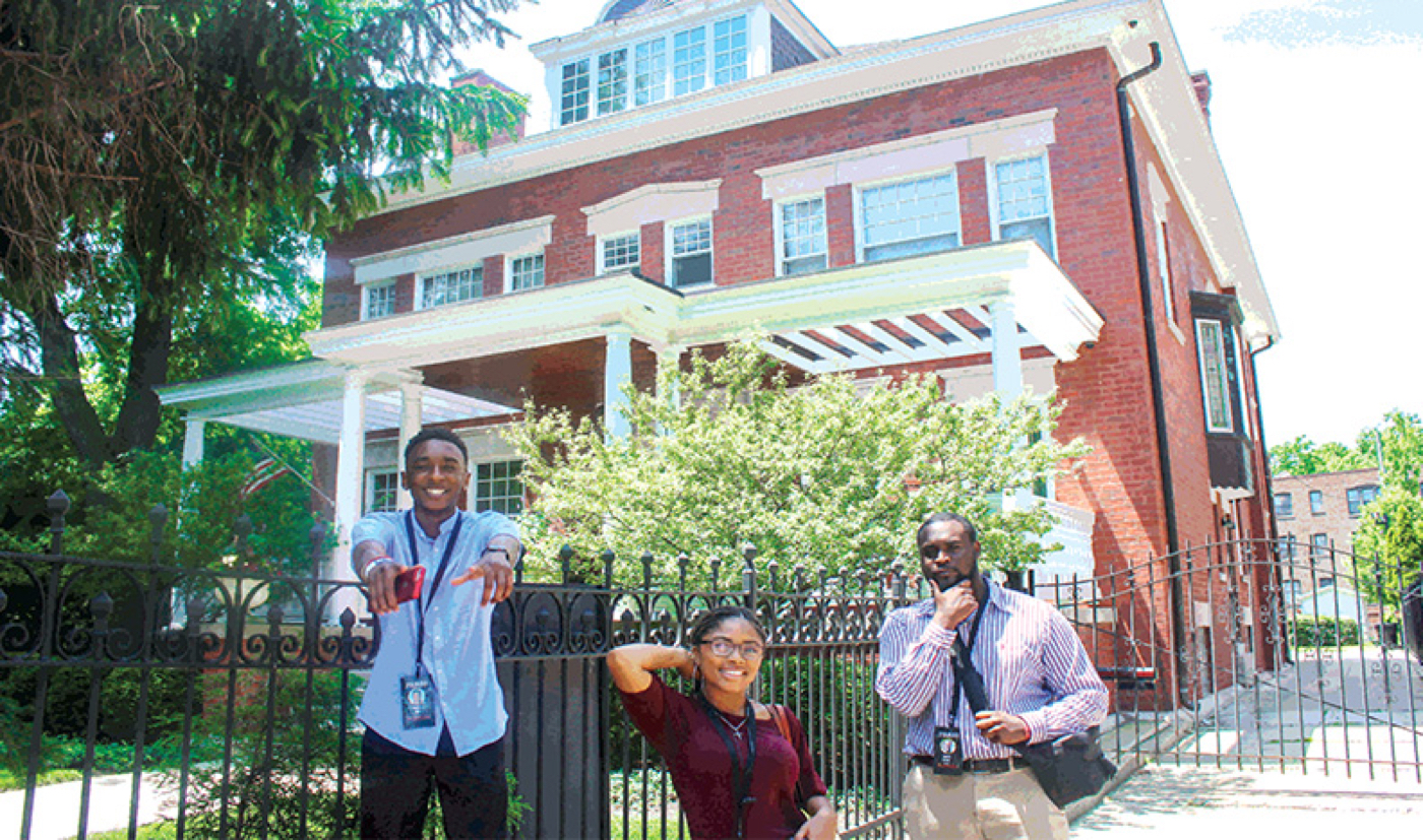 A fabulous road trip in a hot red Chevrolet Blazer is creating an unforgettable summer for three interns at the Chicago Crusader